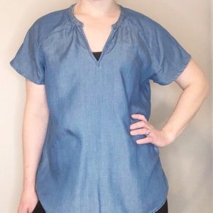 Old Navy Chambray Blouse